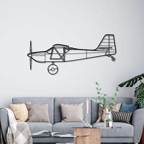 Kitfox 5 Silhouette Metal Wall Art