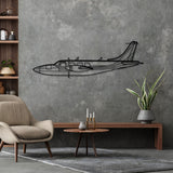 Piper Aerostar 600A Silhouette Metal Wall Art